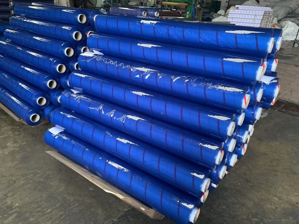 What is the fire – retardant property of PVC super clear film rolls?